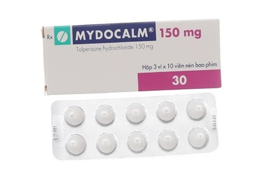 Mydocalm là một loại thuốc có tác dụng giãn cơ