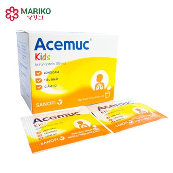 Acemuc 100 - Thuốc điều trị viêm phổi hiệu quả