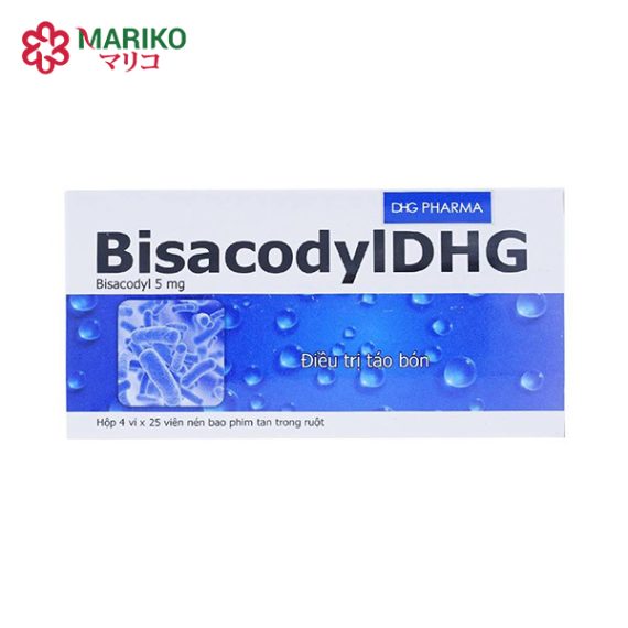 Bisacodyl DHG - Thuốc trị táo bón hiệu quả