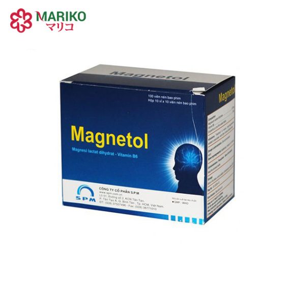 Magnetol hộp 100 viên – Bổ sung Magie cho cơ thể