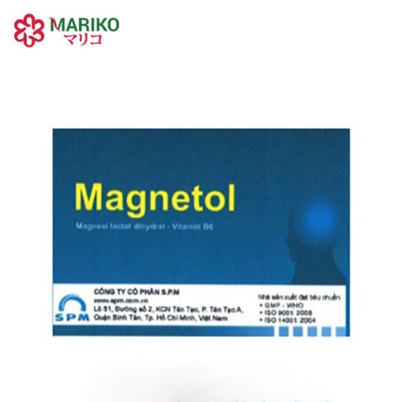 Magnetol hộp 100 viên – Bổ sung Magie cho cơ thể