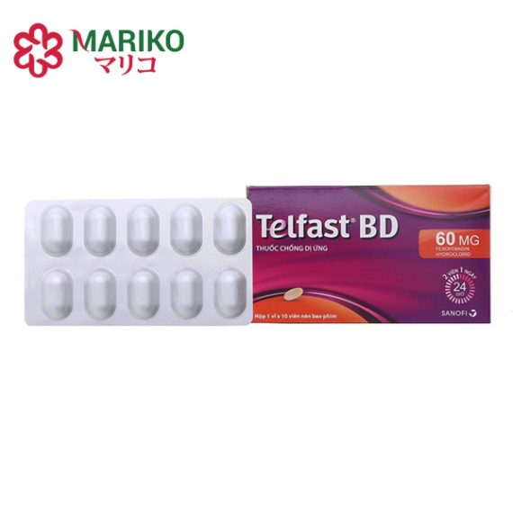 Thuốc chống dị ứng Telfast BD 60mg