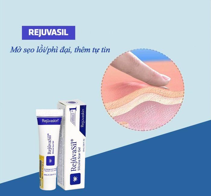 Kem trị sẹo lồi Rejuvasil gel được yêu thích hiện nay