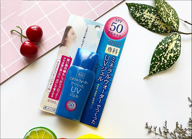 Kem chống nắng Shiseido Senka Hada Mineral Water UV Gel