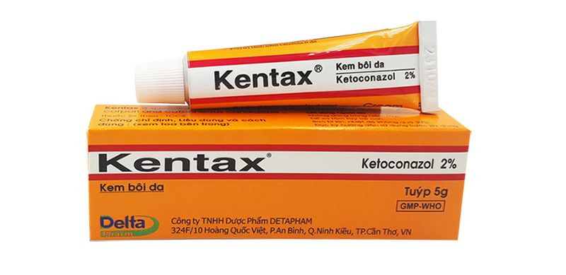 Kentax 2% – Kem bôi trị nấm da đầu