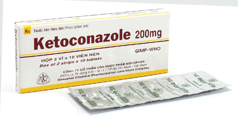 Ketoconazole 200mg – Thuốc uống trị nấm da đầu