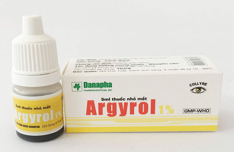 Thuốc điều trị đau mắt cho trẻ sơ sinh Argyrol 1%
