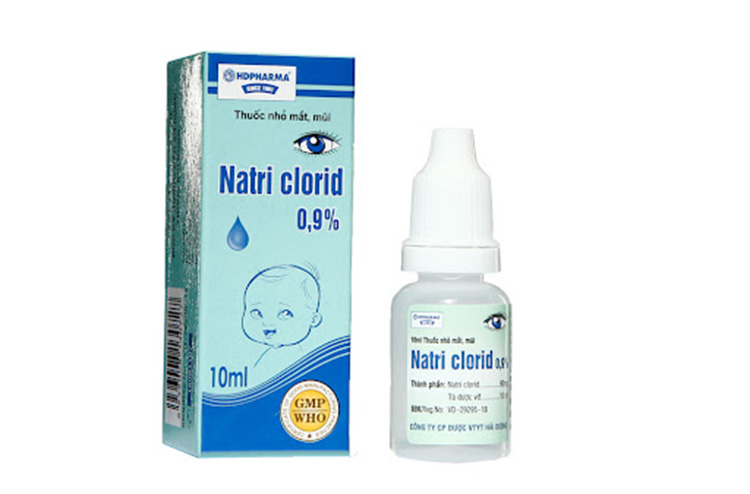 Thuốc nhỏ mắt mũi Natri Clorid