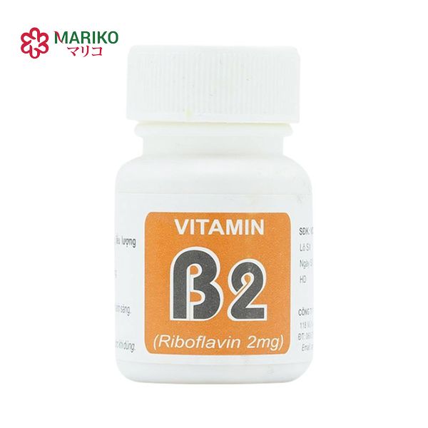 Vitamin B2 là loại vitamin nhóm nào?
