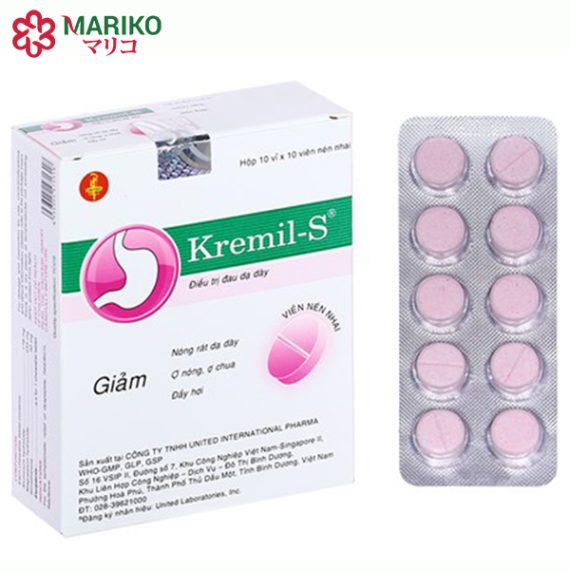 Kremil S (520) - Thuốc điều trị viêm loét dạ dày, khó tiêu, ợ hơi