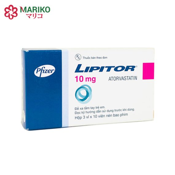 Lipitor 10mg thuốc điều trị rối loạn lipid máu