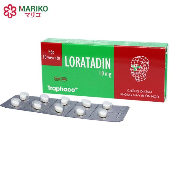 Loratadin TPC 10mg - Thuốc chống dị ứng hiệu quả