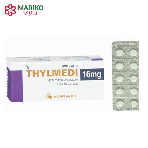 Thylmedi 16mg là thuốc được biết đến rộng rãi với tác dụng điều trị viêm nhiễm và chống suy giảm miễn dịch.