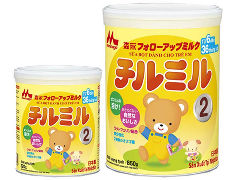 Sữa bột cho bé tăng cân Morinaga