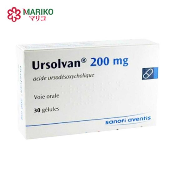 Ursolvan 200mg (Acide ursodesoxycholique)